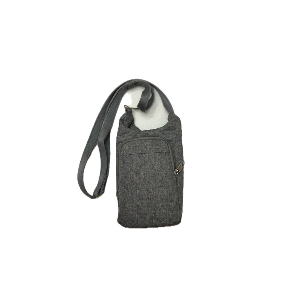TRAVELON ANTI-THEFT BOHO WATER BOTTLE TOTE-GREY